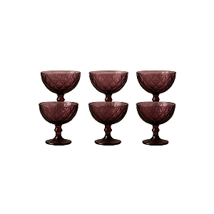 6 Taças Para Sobremesa 400ml