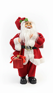 Boneco Papai Noel em Pé 30cm