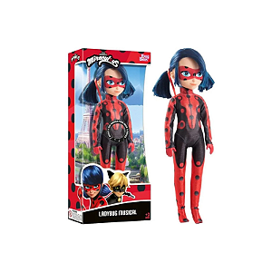 Boneco Miraculous LadyBug 45cm Musical