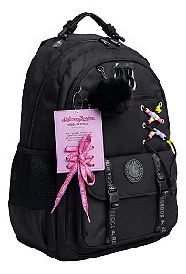 Mochila Escolar Rebecca Bonbon Preta