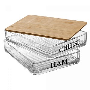 Porta Frios Basic Wolff Com Tampa De Bambu