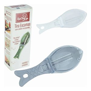 Tira Escamas Com Coletor Incorporado Prático