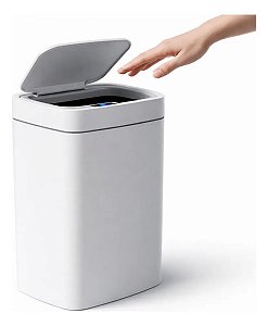 Lixeira Automática C/ Sensor Branca
