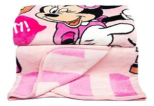 Cobertor Minnie Mouse Raschel Plus
