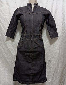 Vestido jeans social básico