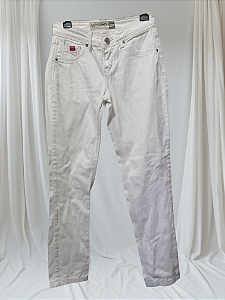 Calça jeans branca Tam 34