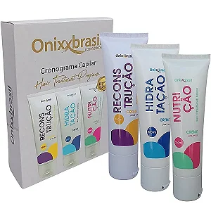 Cronograma Capilar em Bisnaga - Creme reconstrutor + Creme Nutritivo + Creme Hidratante