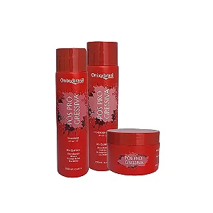 Kit Pós Progressiva - Shampoo + Condicionador + Máscara | Prolonga o efeito liso.