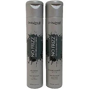 No frizz - Shampoo 300ml + Condicionador 300ml | Reduz volume e Alinha os fios