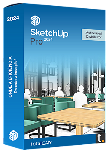 SketchUp Pro 2024 – Licença Original Vitalícia – Windows e Mac – C\ Nota Fiscal – Envio imediato por e-mail