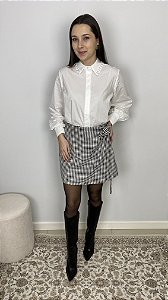 Short Saia Pied-de-Poule