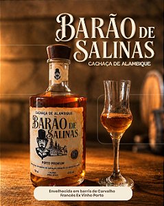 CACHAÇA ENVELHECIDA BARÃO DE SALINAS 750 ml