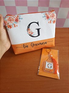 Kit Personalizado - NESCESSAIRE + CHAVEIRO ACRÍLICO