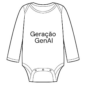 Body bebê manga comprida - Branco
