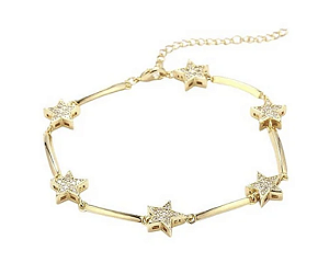 PULSEIRA CONSTELAÇÃO ESTRELAS CRAVEJADAS
