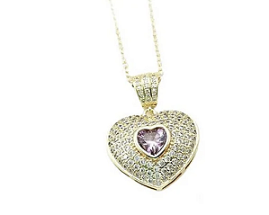 COLAR CORAÇÃO IMPONENTE