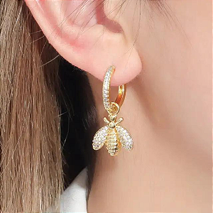 BRINCO ARGOLINHA ABELHA