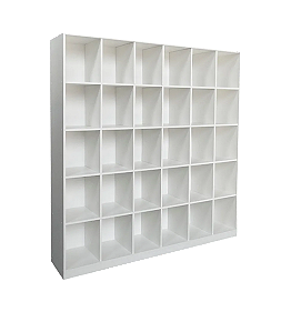 Armário Colmeia 30 Nichos Multiuso Organizador Expositor Branco Cód.330