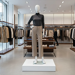 Base Tablado Para Manequim Expositor Vitrine Boutique G1 Branco Cód.400