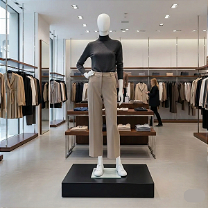 Base Tablado Para Manequim G1 Loja Roupas Expositor Preto Cód.400