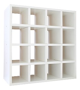 Nicho Toalheiro 16 Espaços para Toalhas Cor Branco Cód.816
