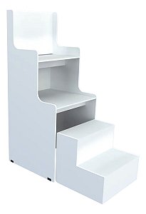 Cadeira Alta Para Pedicure Manicure Cadeirão Salão Esmalte Branco Cód.1200