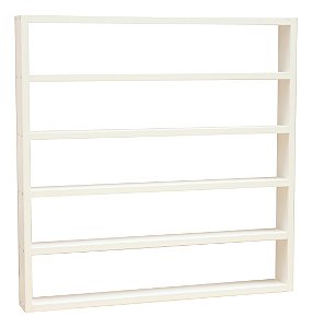 Nicho Multiuso Organizador Expositor de Coleções e Esmaltes Branco Cód.1203
