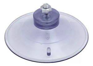 Ventosa De 90mm (9 Cm) Com Parafuso E Porca 01 Un Cód.1653