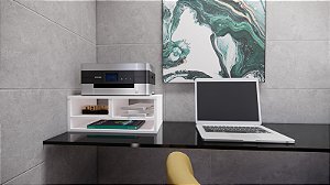Suporte de Mesa Para Impressora Organizadora Escritório Branco Cód.814