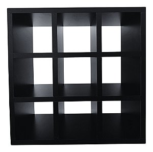 Nicho Multiuso Com 9 Divisões Para Toalhas Multiuso Decorativo Preto Cód.809