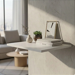 01 Un Chapa 15mm Madeira Mdf 60x60cm Placa Prateleira Branco