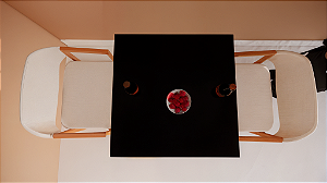 01 Un Chapa 15mm Madeira Mdf 60x60cm Placa Prateleira PRETO Cód.1300