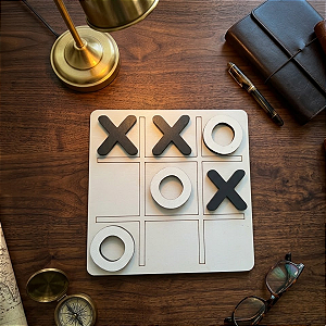 Kit 10 Un Jogos Da Velha Mdf 10cm Brinquedo Presente Lembrança Kids Cód.1400