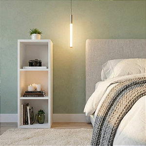 Armário Colmeia Com 3 Nichos Multiuso Branco Cód.303