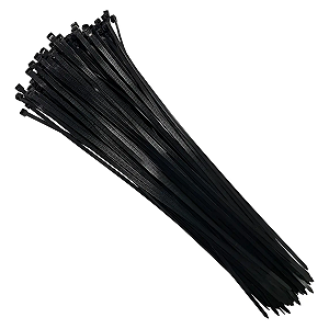 Kit com 100 Abraçadeiras De Nylon 100 x 2,5mm Enforca Gato