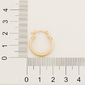 Brinco Rommanel Argola Banhado a Ouro 18K - TAM.ÚNICO 5208070000