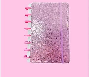 Caderno de disco 21,5x14,6cm Glitter