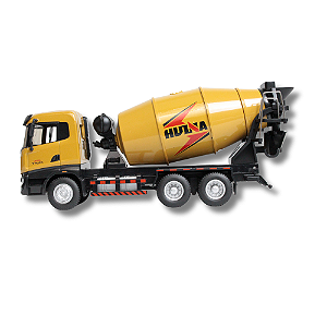 Miniatura Caminhão de Cimento 1719 Forklift Huina Toys Escala 1:50