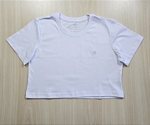 Cropped Algodão - Logo Bordado
