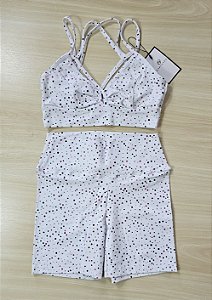 Conjunto de Short Supplex - M (com top modelo Ritmo)