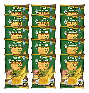 Flocão De Milho Para Cuscuz Não Transgênico (kit 15 X 500g)