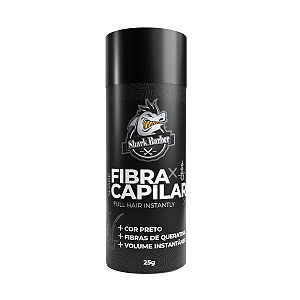 Shark Barber Fibra Capilar Preto 25g