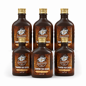 Shampoo Para Barba 240mL - 6 Unidades