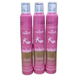 Kit 3 Perfume de Calcinha Melinda 40ml - Apinil