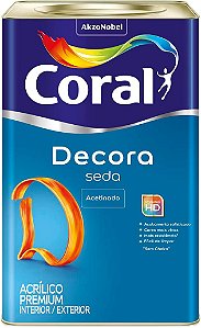 TINTA DECORA SEDA BRANCO 18L - CORAL