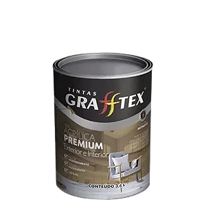 TINTA ACRILICA PREMIUM  3.6 L -  GRAFFTEX