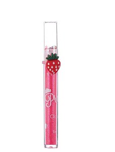 Gloss Prin Com Anel Cor Rosa