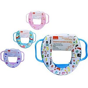 ASSENTO SANITARIO INFANTIL COM ALÇAS REDUTOR PARA VASO ADAPTADOR TRONINHO ACOLC