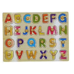 Brinquedo Quebra-Cabeça de Encaixe - Alfabeto Divertido (10173)