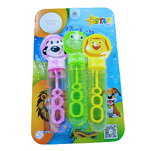 Kit Lança Bolhas - Animais (ST-0364)